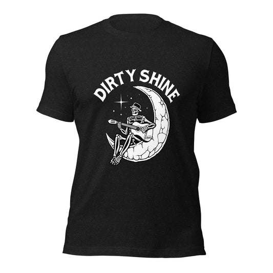 Dirty Shine Skeleton on the Moon - Black